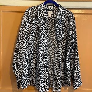 Chicos long sleeve top